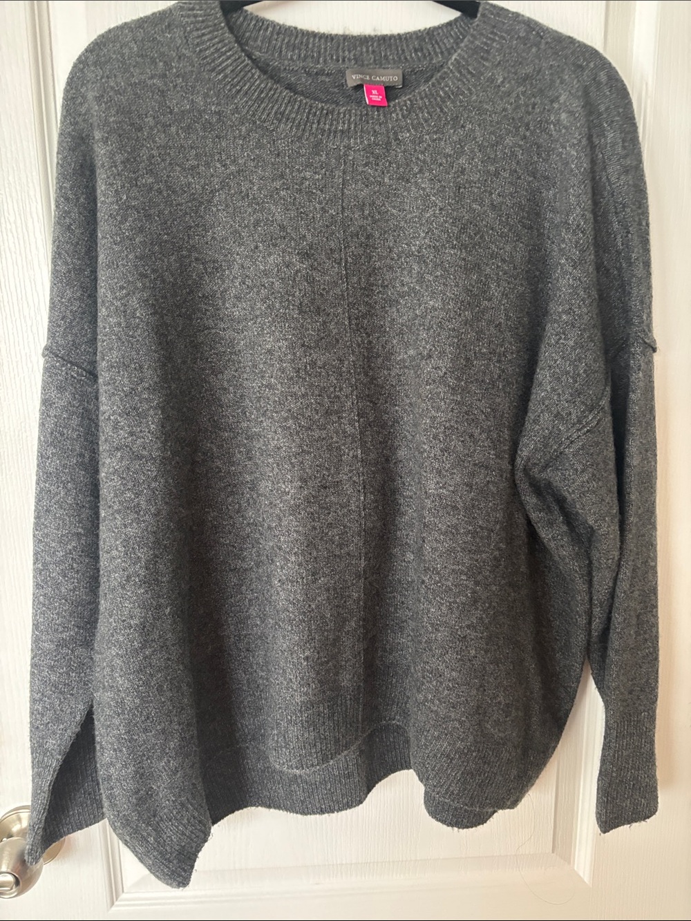 Vince Camuto Gray Crewneck Sweater